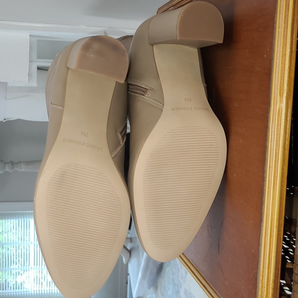 Marc Fisher Zimra Leather Boot in Camel - Picture 10 of 11